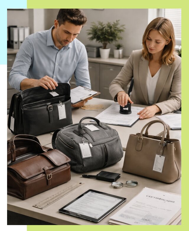 Сертификация сумок в Сестрорецке от 7687 руб. | Алешин-Сст