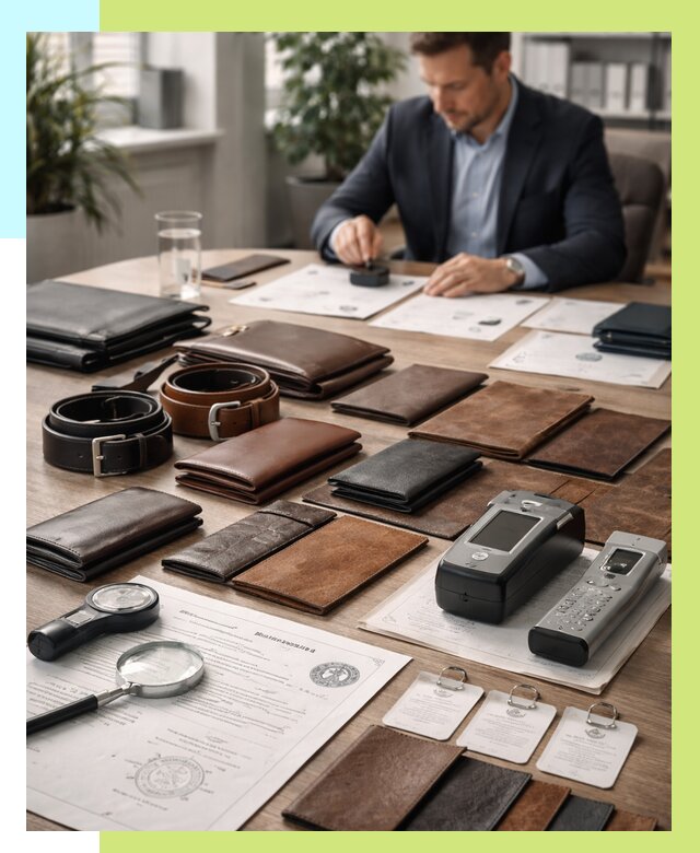 Сертификация кожаных изделий в Сестрорецке от 12299 р. | Алешин-Сст