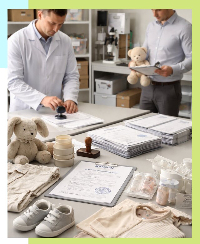 Сертификация детских товаров в Сестрорецке от 15374 р. | Алешин-Сст