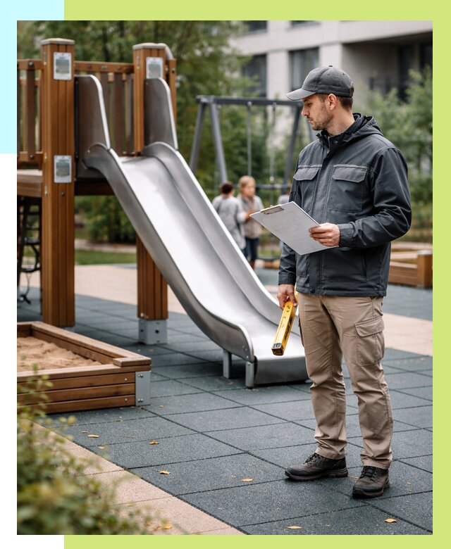 Сертификация детских площадок в Сестрорецке от 25623 р. | Алешин-Сст