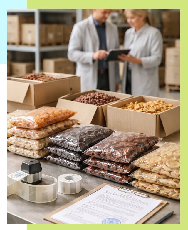 Сертификация сухофруктов в Сестрорецке от 12299 р. | Алешин-Сст под ключ