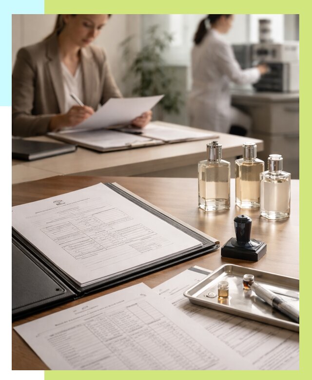 Сертификация парфюмерии в Сестрорецке от 15374 р. | Алешин-Сст