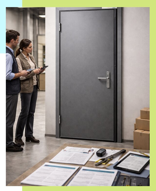 Сертификация противопожарных дверей в Сестрорецке от 9224 р. | Алешин-Сст