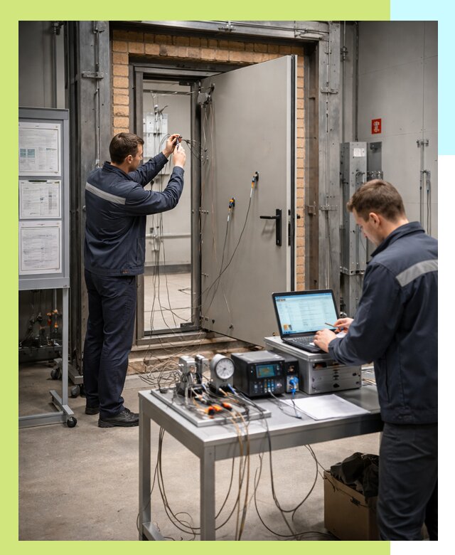 Сертификация противопожарных дверей в Сестрорецке по ГОСТ и ТР