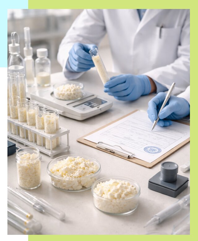 Сертификация творога в Сестрорецке от 12299 р. под ключ | Алешин-Сст