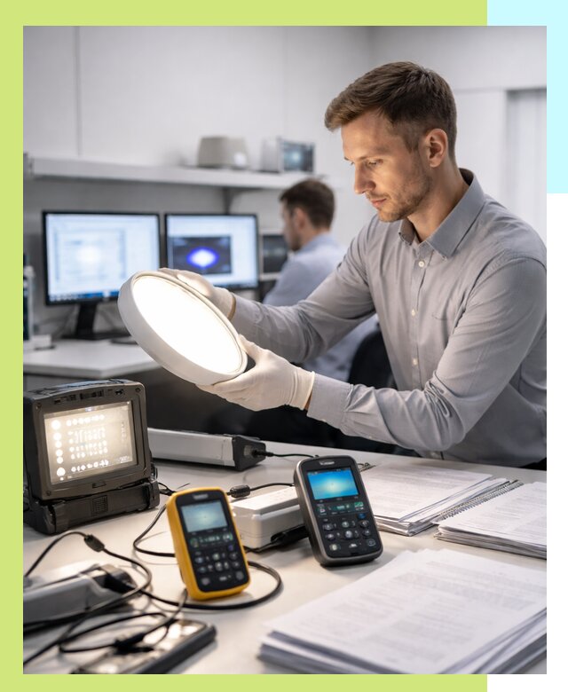 Сертификация светильников в Сестрорецке: испытания и оформление