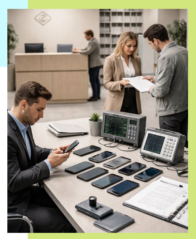 Сертификация телефонов в Сестрорецке от 25623 р. под ключ | Алешин-Сст