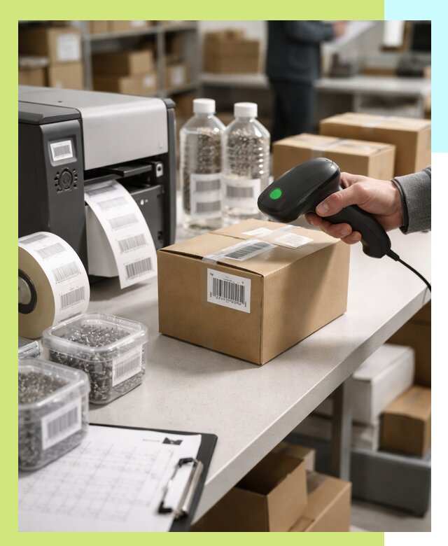 Штрихкодирование продукции и маркировка для продажи в Сестрорецке