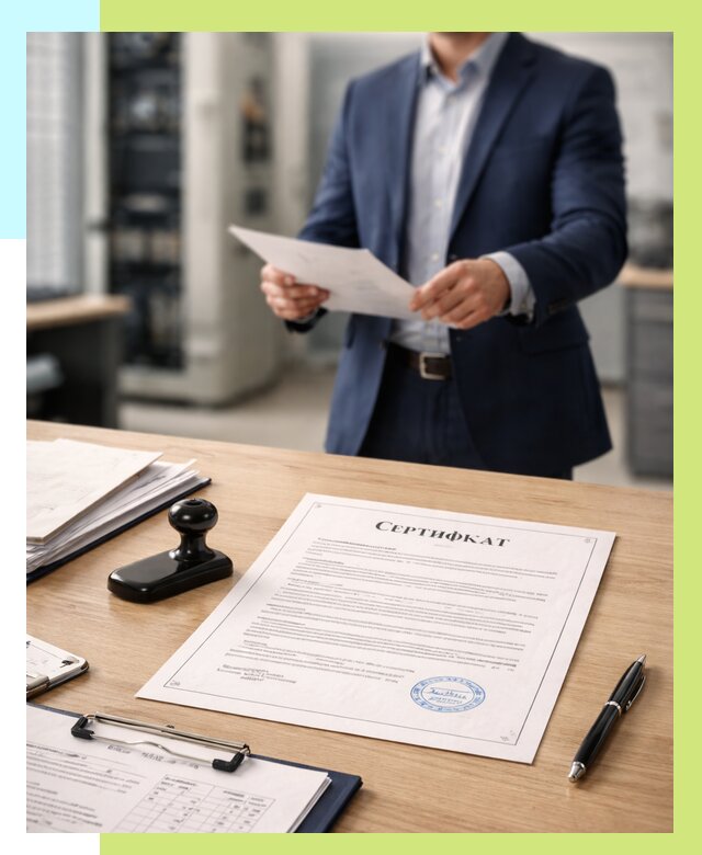 Сертификат на оборудование в Сестрорецке от 15374 р. | Алешин-Сст