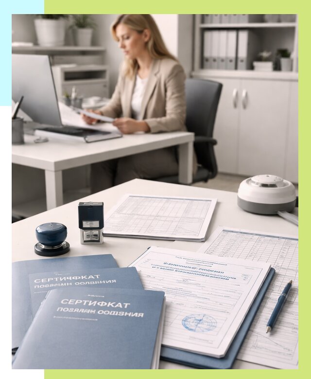 Сертификаты пожарной безопасности в Сестрорецке от 15374 р. | Алешин-Сст