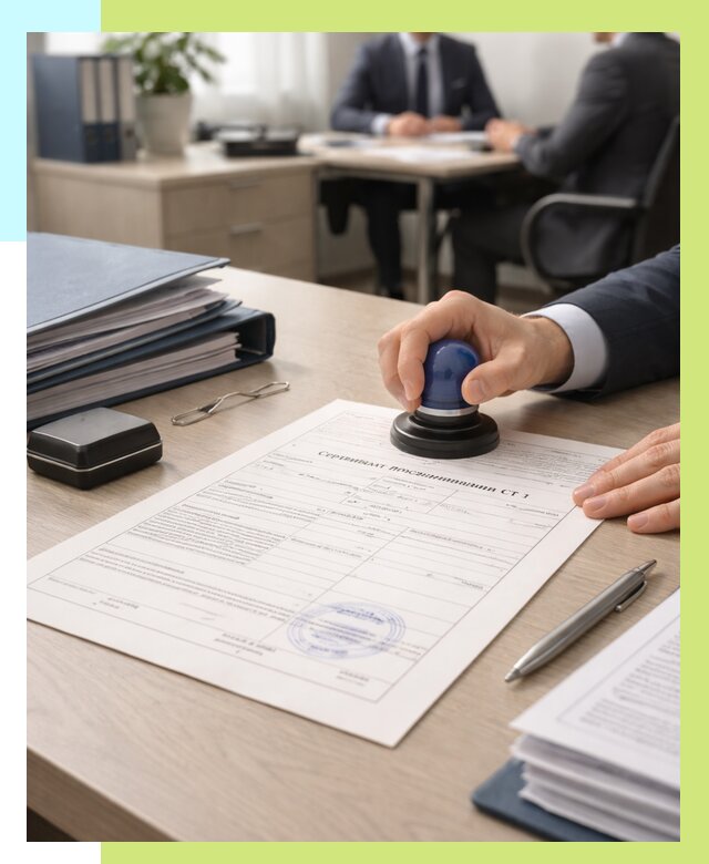 Сертификат происхождения СТ 1 в Сестрорецке от 4612 р. | Алешин-Сст