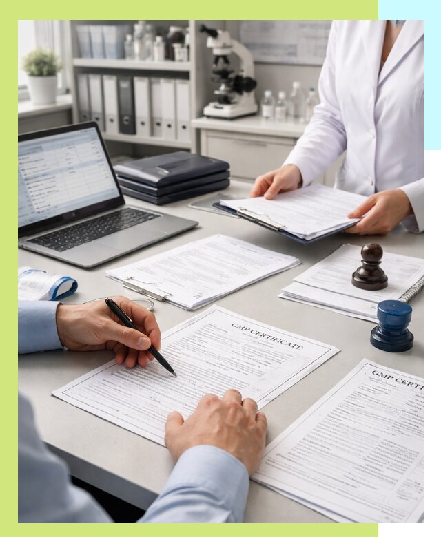 Оформление сертификата GMP в Сестрорецке для фармпроизводства