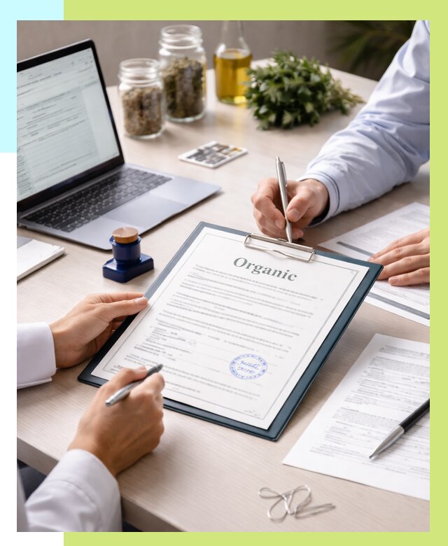Оформление сертификат органик в Сестрорецке от 30747 р. | Алешин-Сст