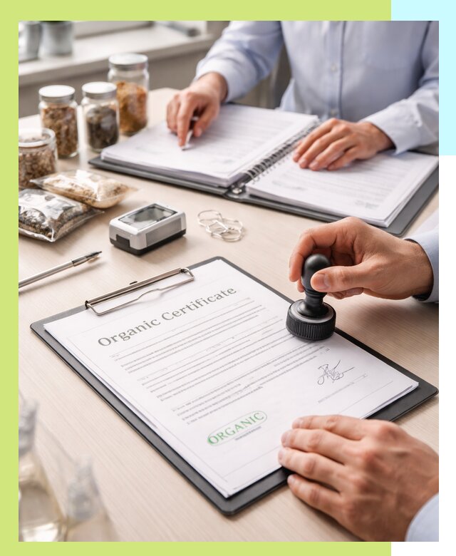 Получение органик сертификата для продукции в Сестрорецке
