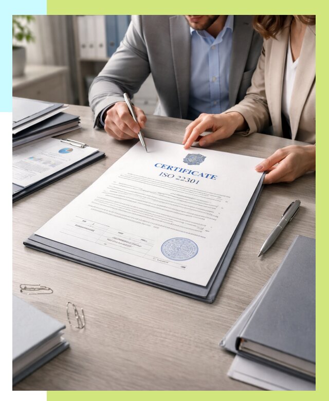 Сертификат ISO 22301 в Сестрорецке от 46121 р. | Алешин-Сст срочно